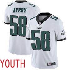 Youth Philadelphia Eagles #58 Genard Avery White Nike Limited Player NFL Jersey->women nfl jersey->Women Jersey